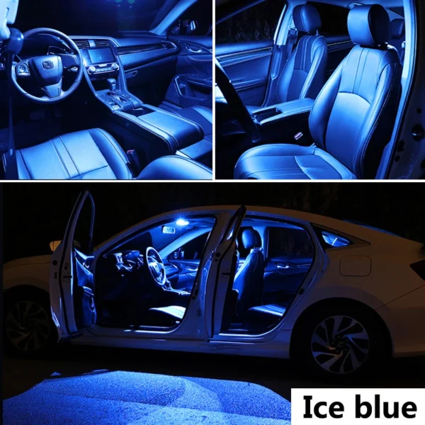Complete LED Bulb Interior Dome Foot Door Plate Light Kit For Mercedes Benz E Class W211 S211 E270 E300 E320 E350 E500 2002-2008 - Image 4